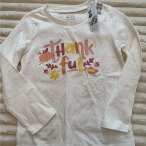Carter's Thankful Long Sleeve Tee - Cream